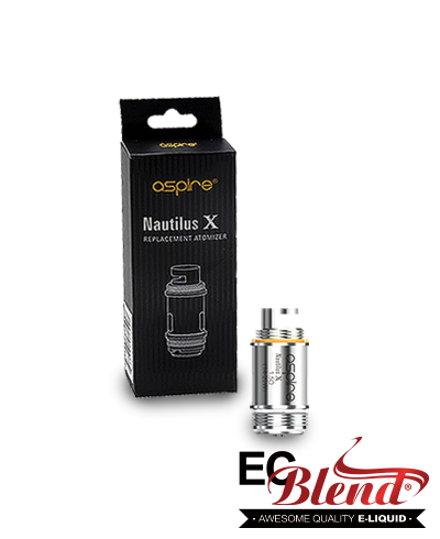 Clearomizer Replacement Head - Aspire - Nautilus X Coils - 5 Pack
