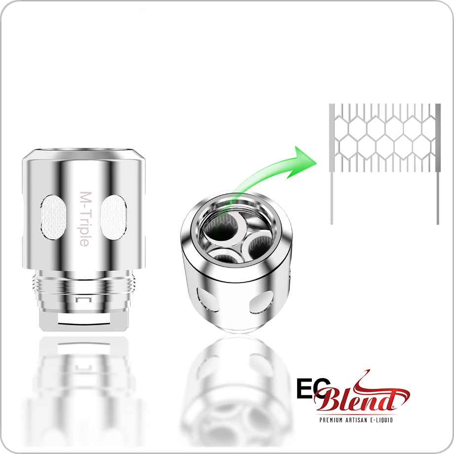 Clearomizer Replacement Head - Horizon - Falcon M-Triple Mesh Coils - 3 Pack