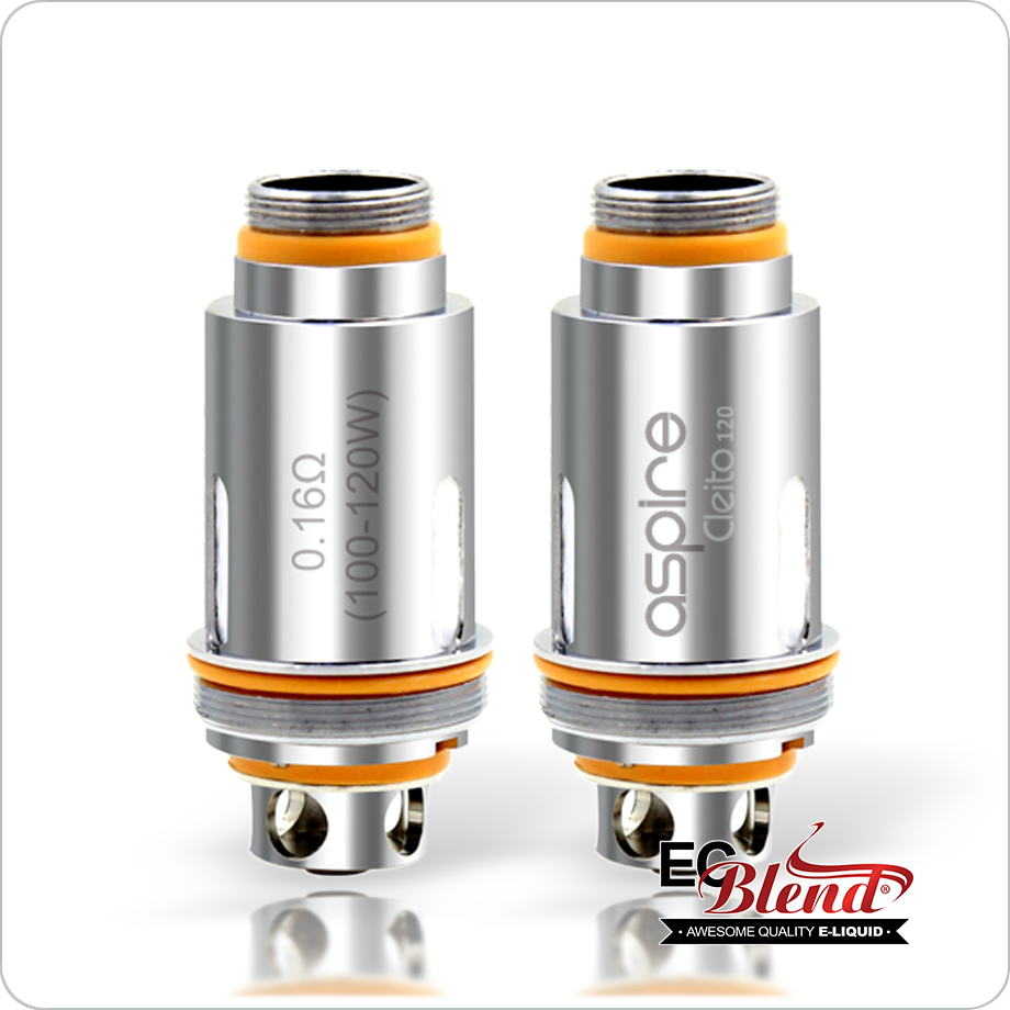 Clearomizer Replacement Head - Aspire - Cleito 120 -  5 Pack